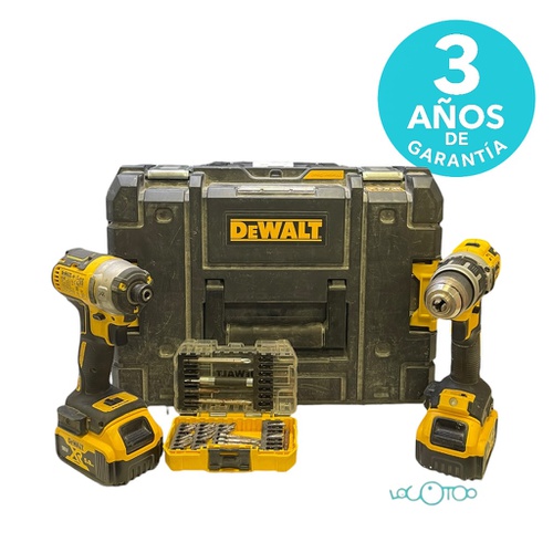 Taladro Batería DEWALT DCD796 + DCF887