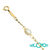 Pulsera Oro Cierre Mosquetón 17 cm