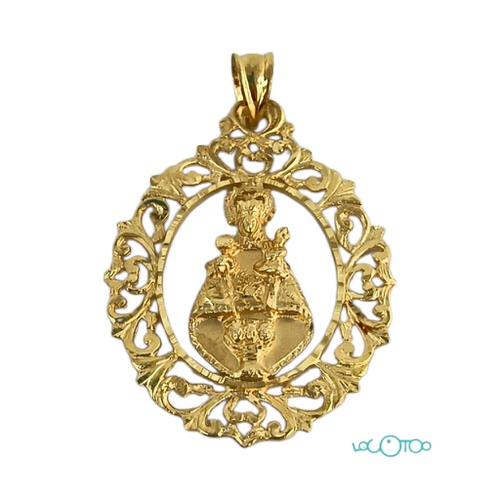 COLGANTE ORO 18K VIRGEN DE COVADONGA