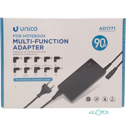 CARGADOR UNIVERSAL PARA PORTÁTIL UNICO AD17