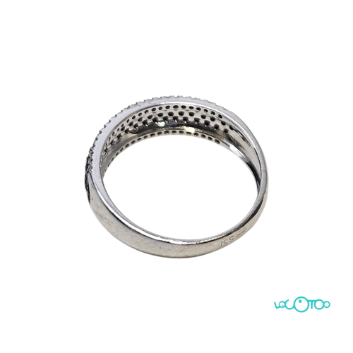 Anillo Oro BLANCO CON BRILLANTES Y BRILLANT