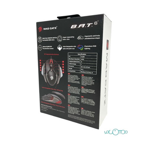 Ratón Gaming Mad Catz B.A.T. 6+ USB