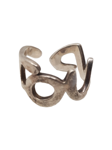 Bisutería TOUS ANILLO LETRAS TOUS Talla 17