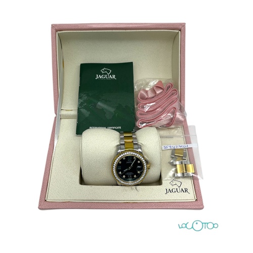 Reloj Jaguar J893 Cuarzo Acero Dorado Verde