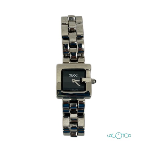 Reloj Gucci 3600L Negro y Plateado