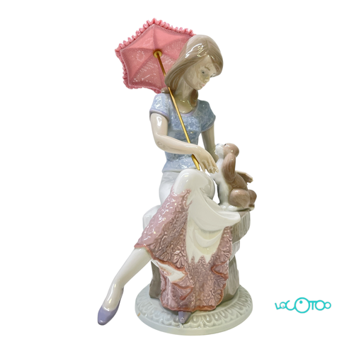 Cerámica LLADRÓ DESCANSO EN EL PASEO 7612