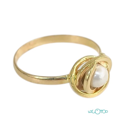 ANILLO ORO 18K CON PERLA