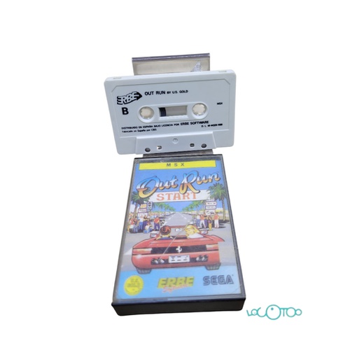Videojuego MSX OUT RUN START MSX