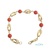 PULSERA ORO 18K CON CORAL