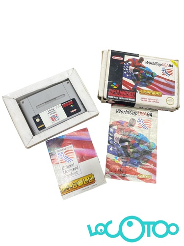 VIDEOJUEGO SNES WORLD CUP USA94