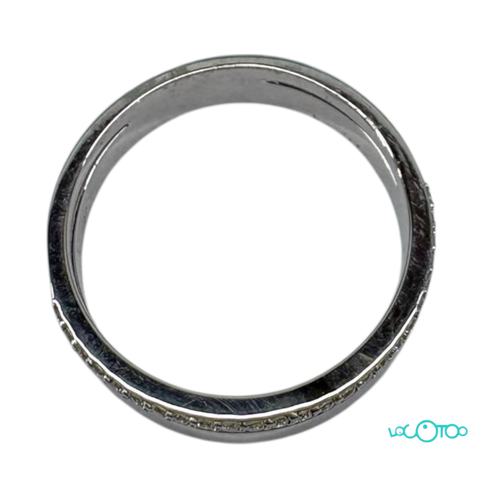 Anillo Tous oro blanco 18K y Diamantes tall