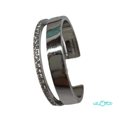 Anillo Tous oro blanco 18K y Diamantes tall
