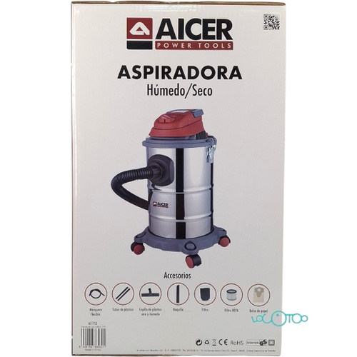 ASPIRADORA HÚMEDO/SECO AICER AC1753