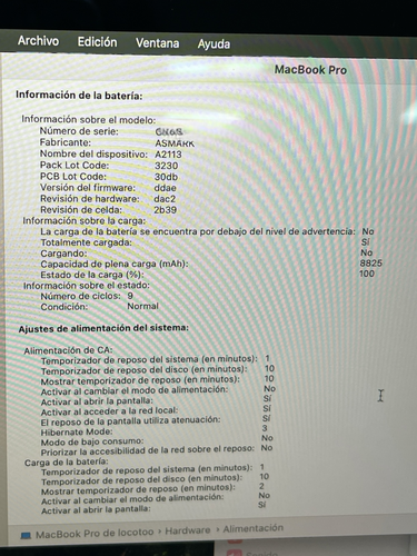 APPLE MACBOOK PRO CORE I7 2,6GHZ 16GB (2019