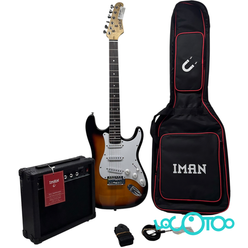 Guitarra Eléctrica IMAN ST-10 PACK 6 Cuerda