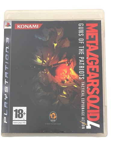 Videojuego SONY PS3 METAL GEAR SOLID 4 ; GU