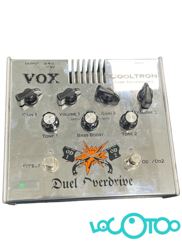 PEDAL DE EFECTOS VOX DUEL OVERDRIVE