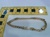 Pulsera Oro 18K barbada de 4 mm/ancho  y es
