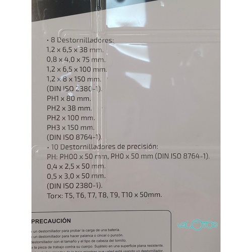 JUEGO DESTORNILLADORES PAMACON PM1048