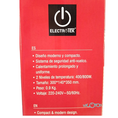 ESTUFA DE CUARZO THULOS ET-QH02