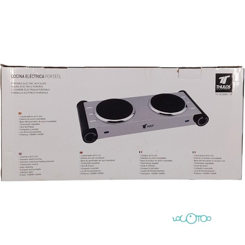 COCINA ELECTRICA PORTÁTIL THULOS TH-CE2000E