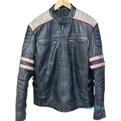 Chaqueta Moto Piel sin protecciones 