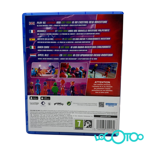 Videojuego SONY PS5 MIRACULOUS PARIS UNDER 