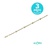 PULSERA ORO 18K CON ESTRELLAS 20cm 3,8gr