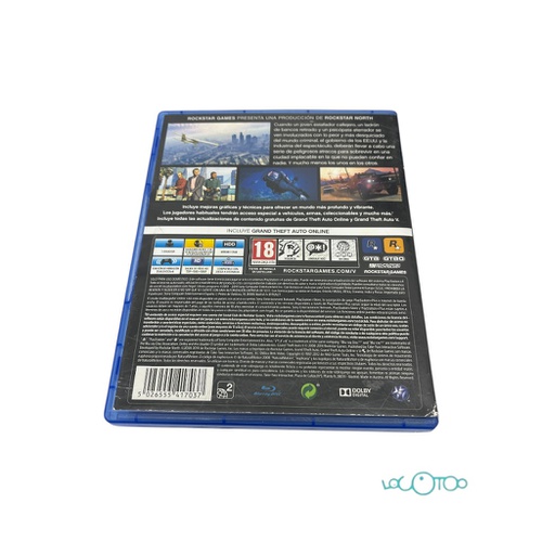 Videojuego ROCKSTAR GRAND THEFT AUTO V PS4