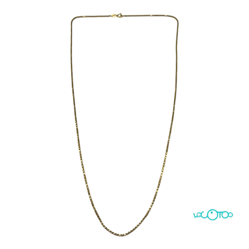Cadena Oro  18 k , malla veneciana, 56 cms 