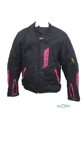 Chaqueta Moto 1UP 4D NEGRA Y ROSA Talla M M