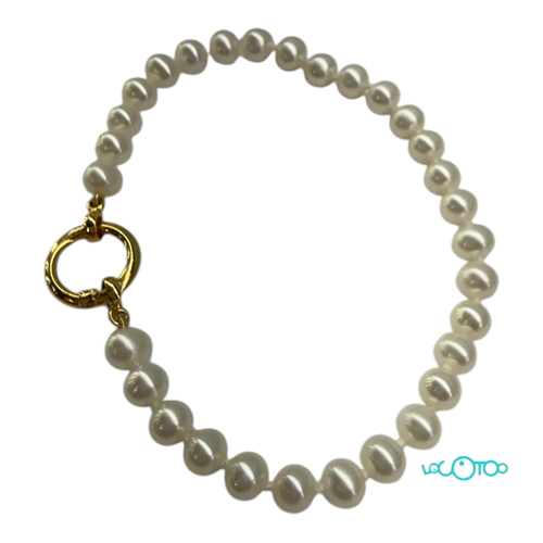 Pulsera Oro TOUS  18K , Hold Bear , perlas 