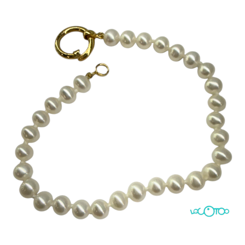 Pulsera Oro TOUS  18K , Hold Bear , perlas 