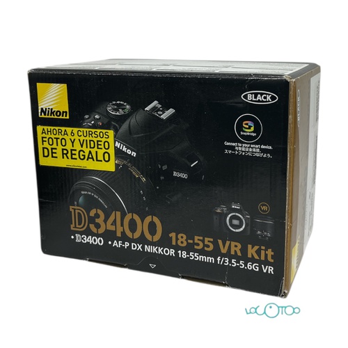 Cámara Nikon D3400 + Lente 18-55mm