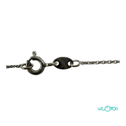 Cadena Oro blanco 18 k con circonita de 4,2