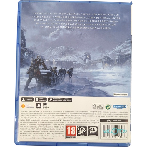 GOD OF WAR RAGNAROK SONY PS5