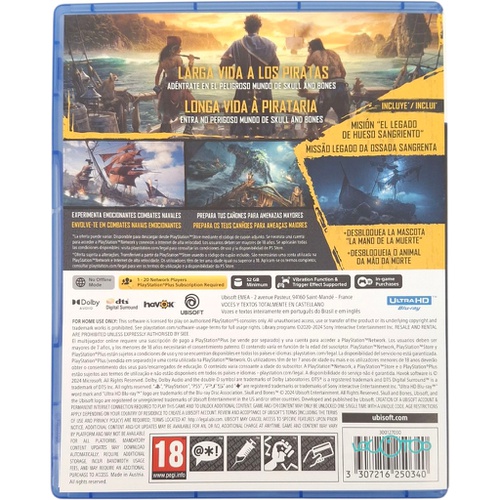 SKULL AND BONES SPECIAL EDITION SONY PS5