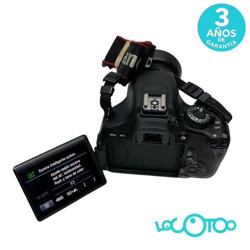 Cámara Réflex CANON  EOS 600D+EF-S 18-55MM 