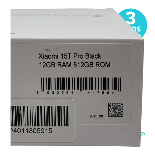 Smartphone XIAOMI 15T PRO Libre 6,83 '' 12 
