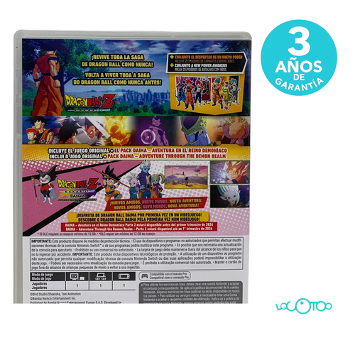 Videojuego NINTENDO SWITCH DRAGON BALL Z KA