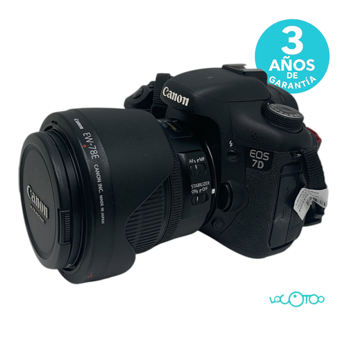 Cámara Réflex CANON EOS 7D 15-85MM 18 MPX C