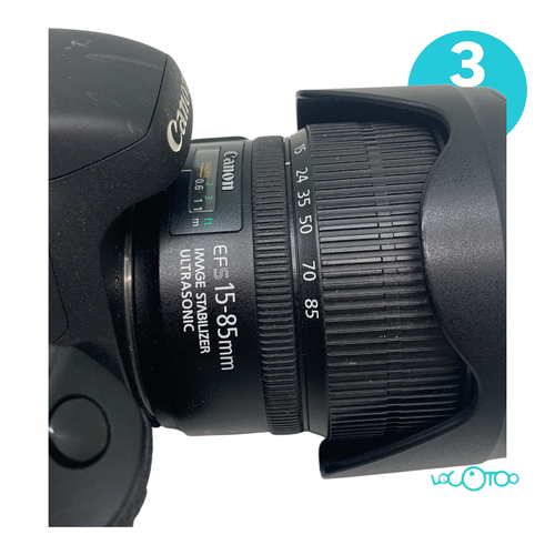 Cámara Réflex CANON EOS 7D 15-85MM 18 MPX C