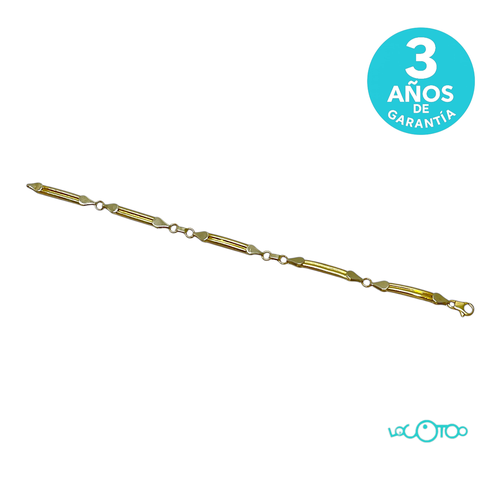 Pulsera Oro BLANCO Y AMARILLO 7g 20cm