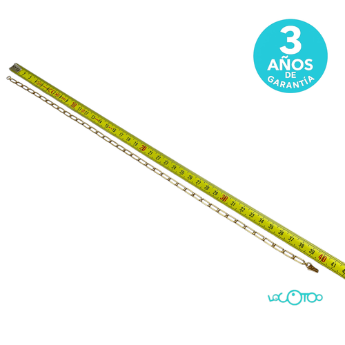 CADENA ORO 18K Eslabón ancho 40cm