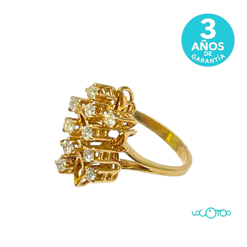 SORTIJA ORO 18Kt CON BRILLANTES