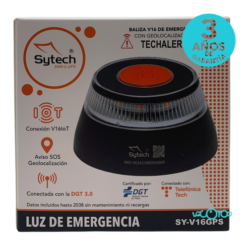 BALIZA DE EMERGENCIA V16 SYV16GPS