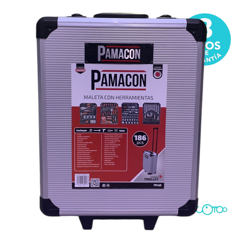 MALETA DE HERRAMIENTAS CON RUEDAS 186 PCS P