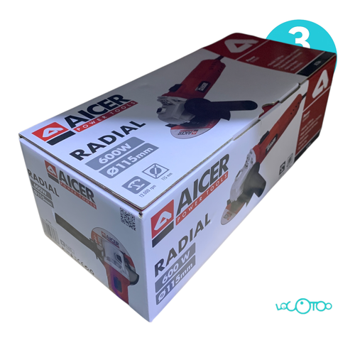 Amoladora Eléctrica AICER AC1366 115 mm 600