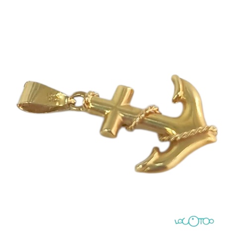 COLGANTE ORO 18K EN FORMA DE ANCLA