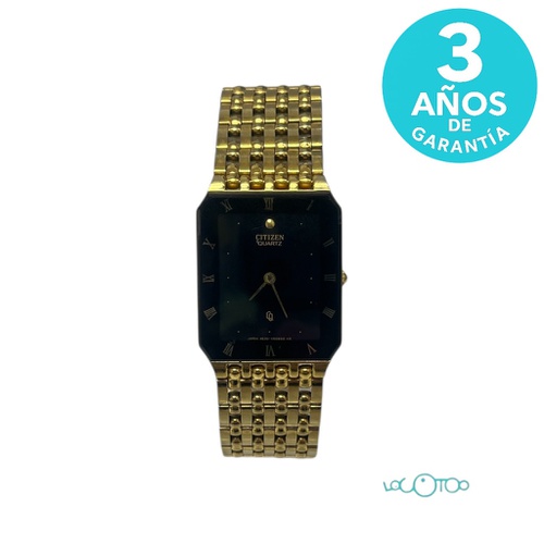 Reloj Pulsera CITIZEN VINTAGE DORADO NEGRO 